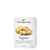 Phytopharma Ginger Capsules box – 60 pcs herbal supplement